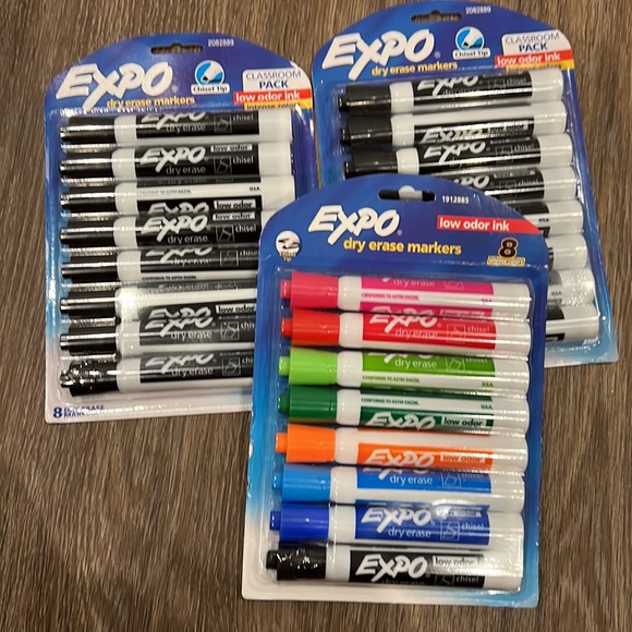 Bundle of 6 Expo Markers - Picture 2 of 3